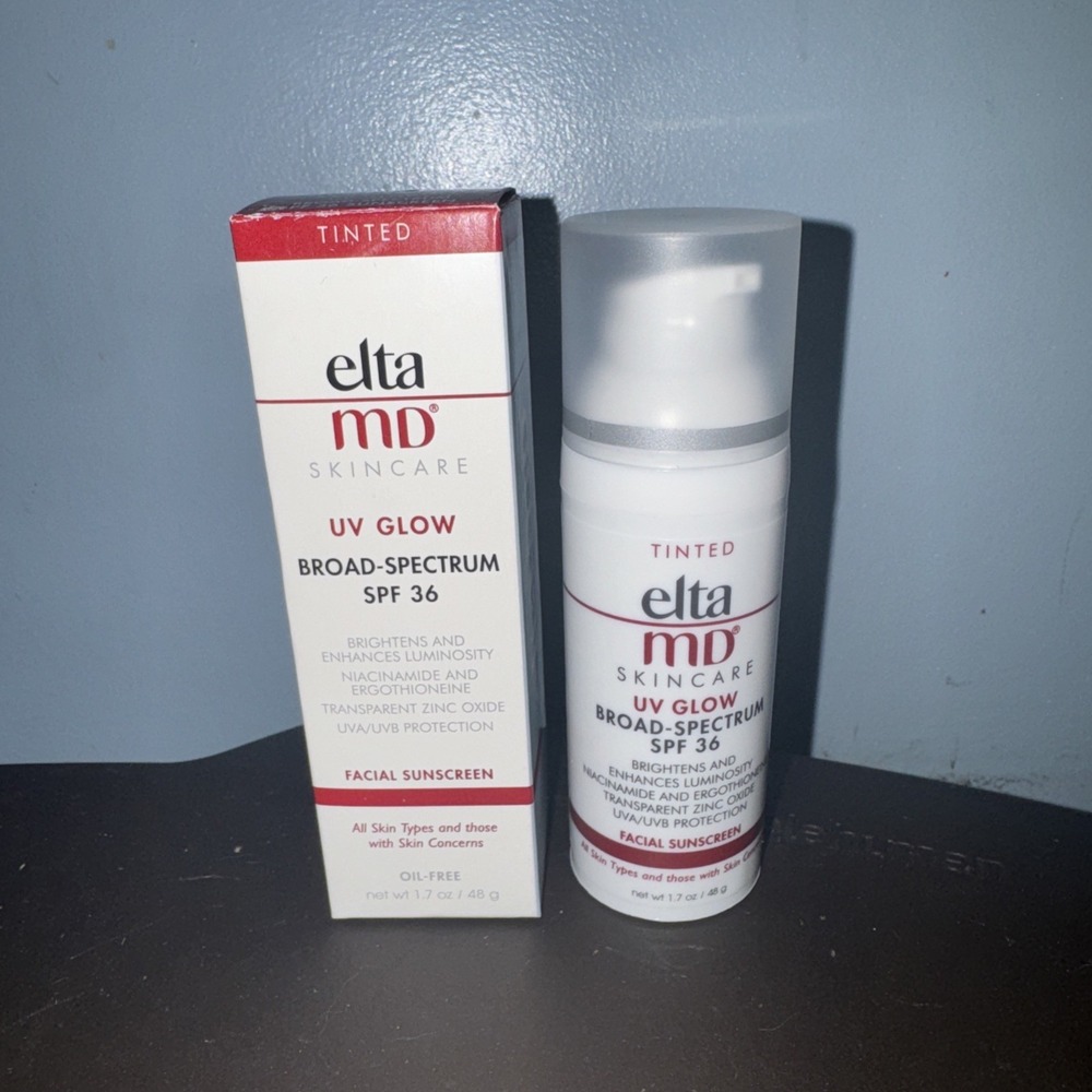 Elta MD UV Glow Broad Spectrum Sunscreen TINTED SPF 36 1.7oz NIB